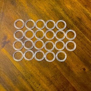 22 scarf rings Vintage